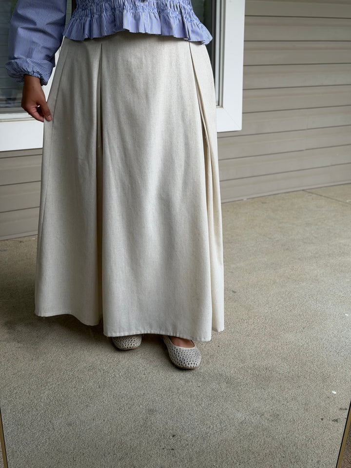 Petal Linen Skirt