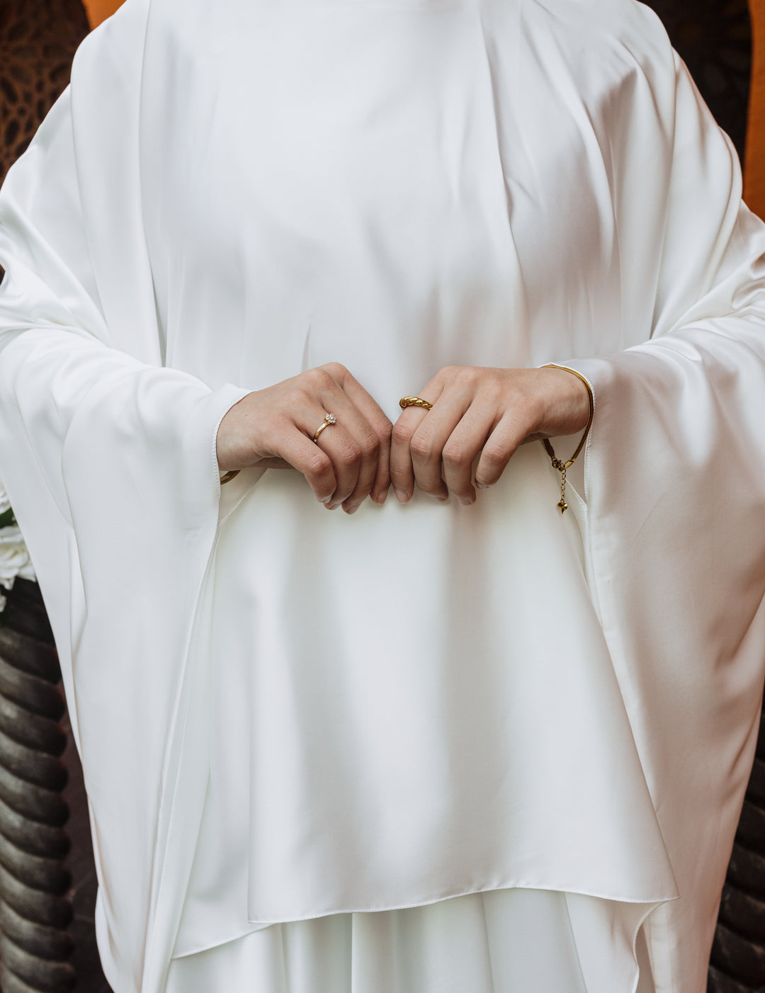 Thouria Satin Blouse (OUTLET)