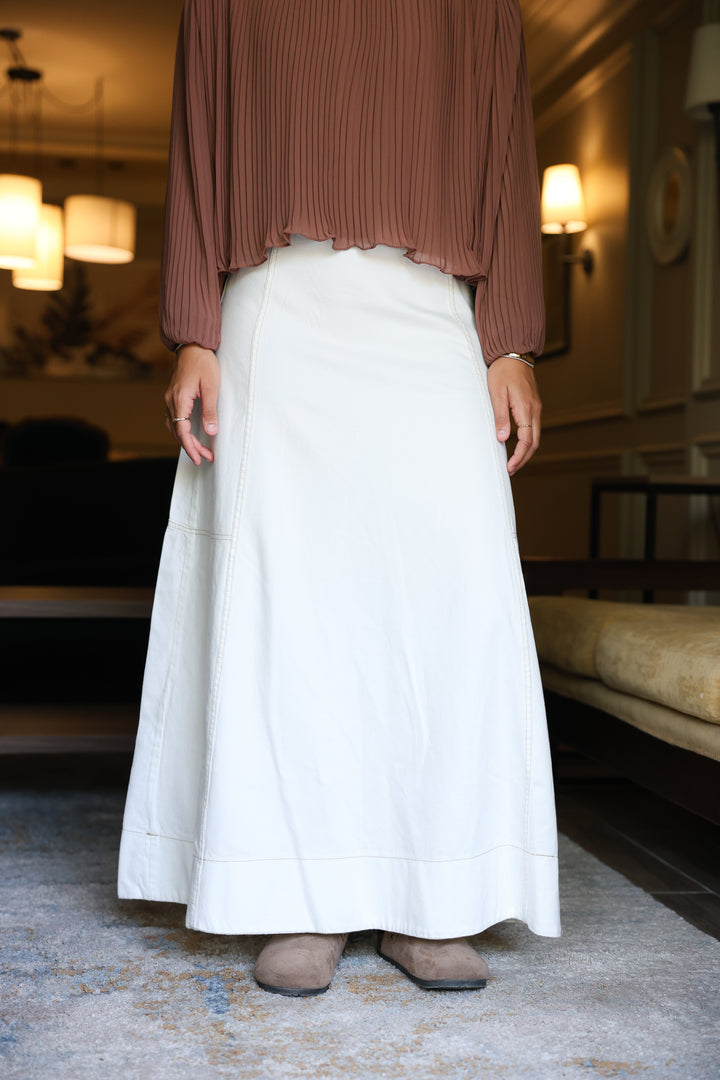 Elva Gabardine Skirt