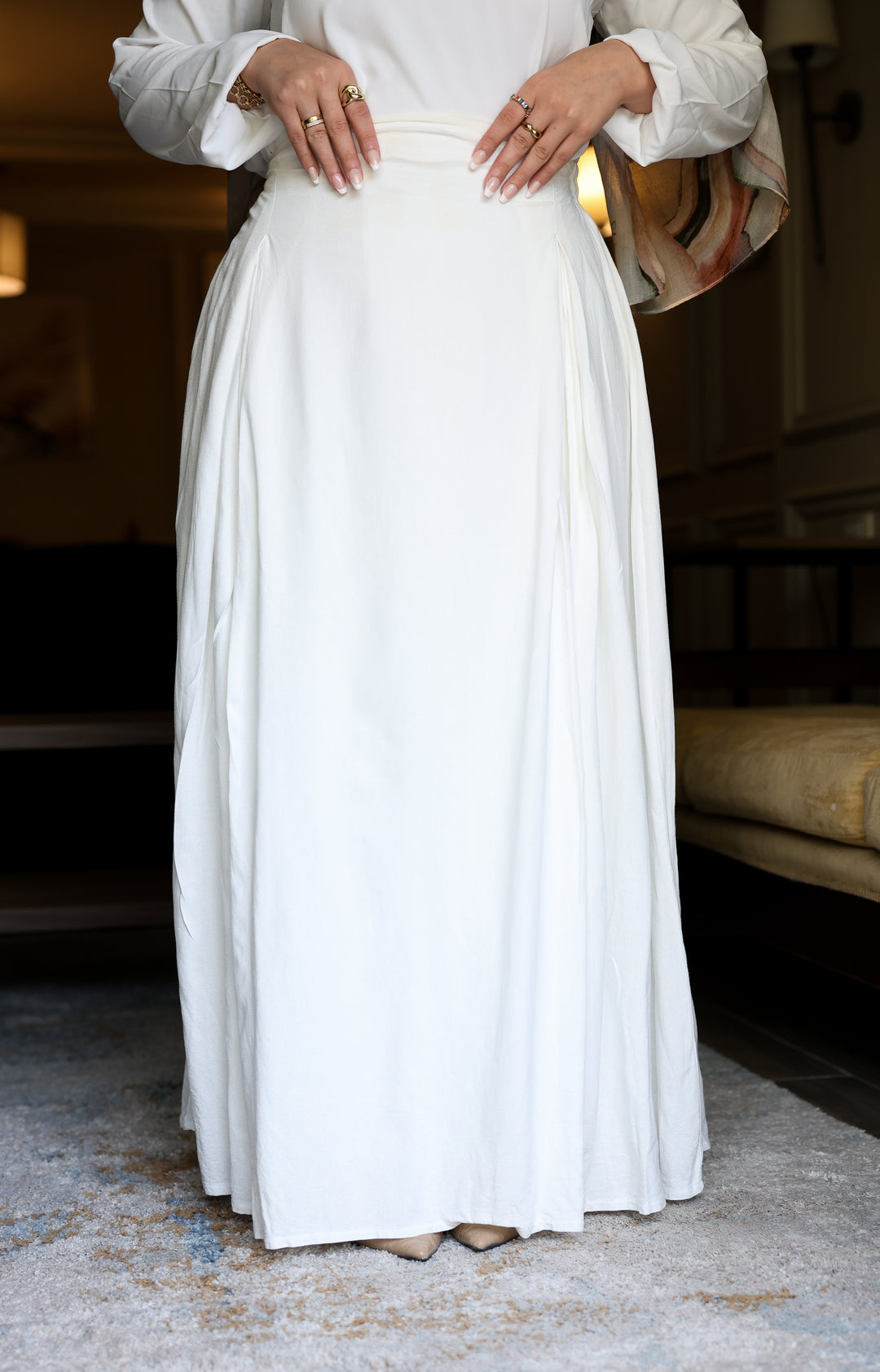 Petal Linen Skirt