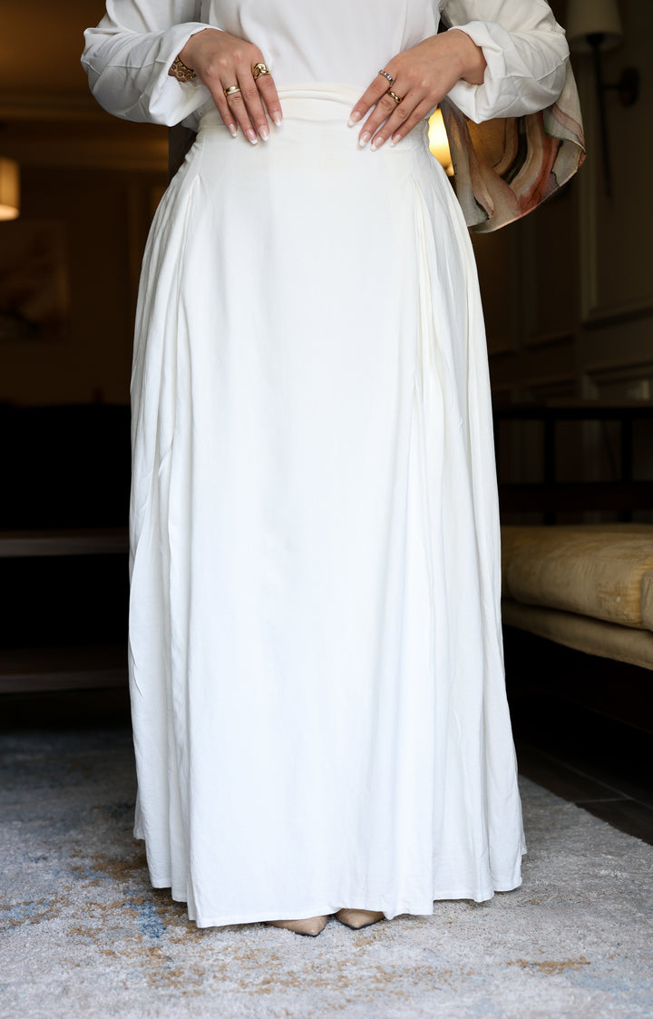 Petal Linen Skirt