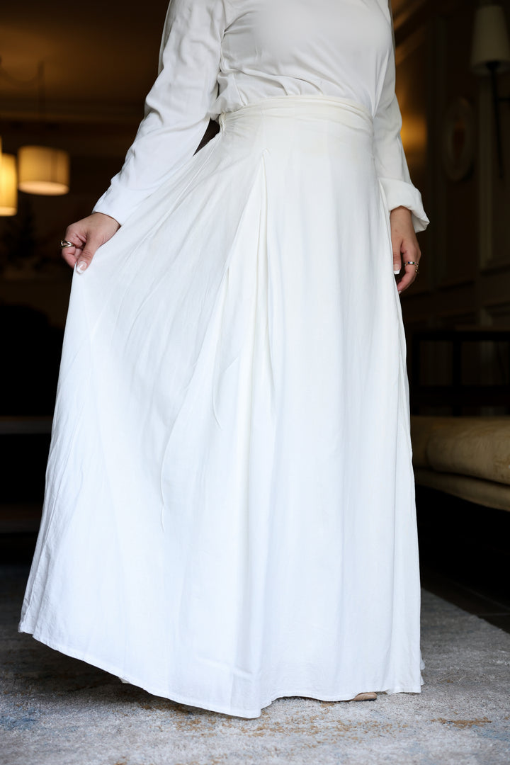 Petal Linen Skirt