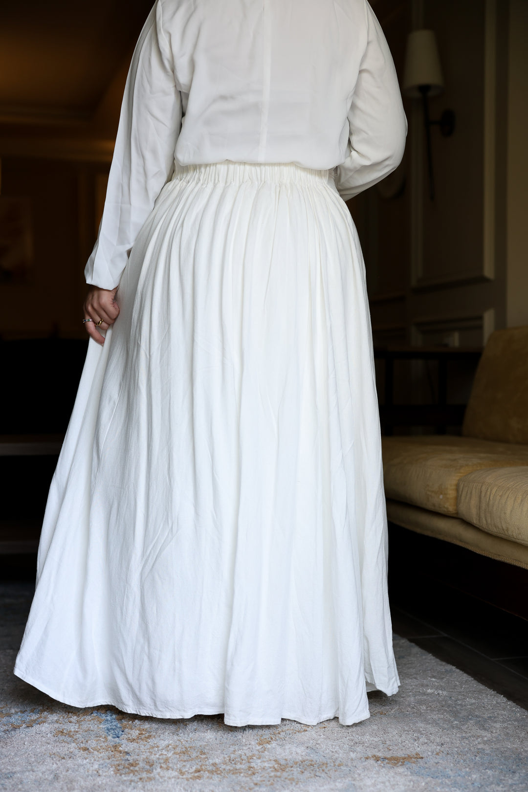 Petal Linen Skirt