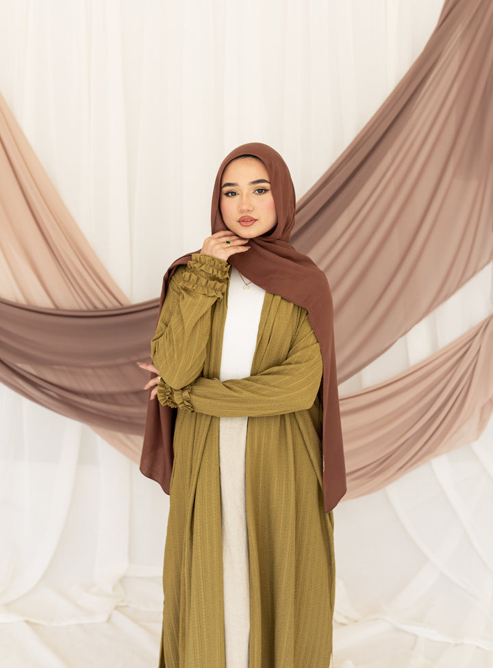 Rafif Ruffled cardigan