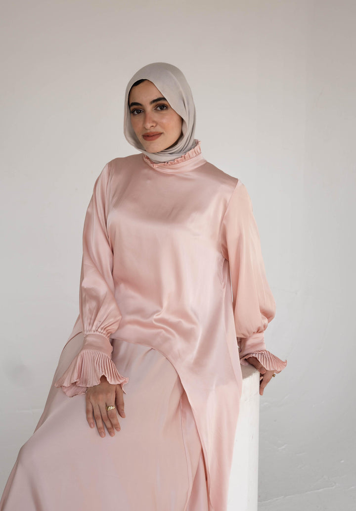 Sophia Satin Blouse (OUTLET)