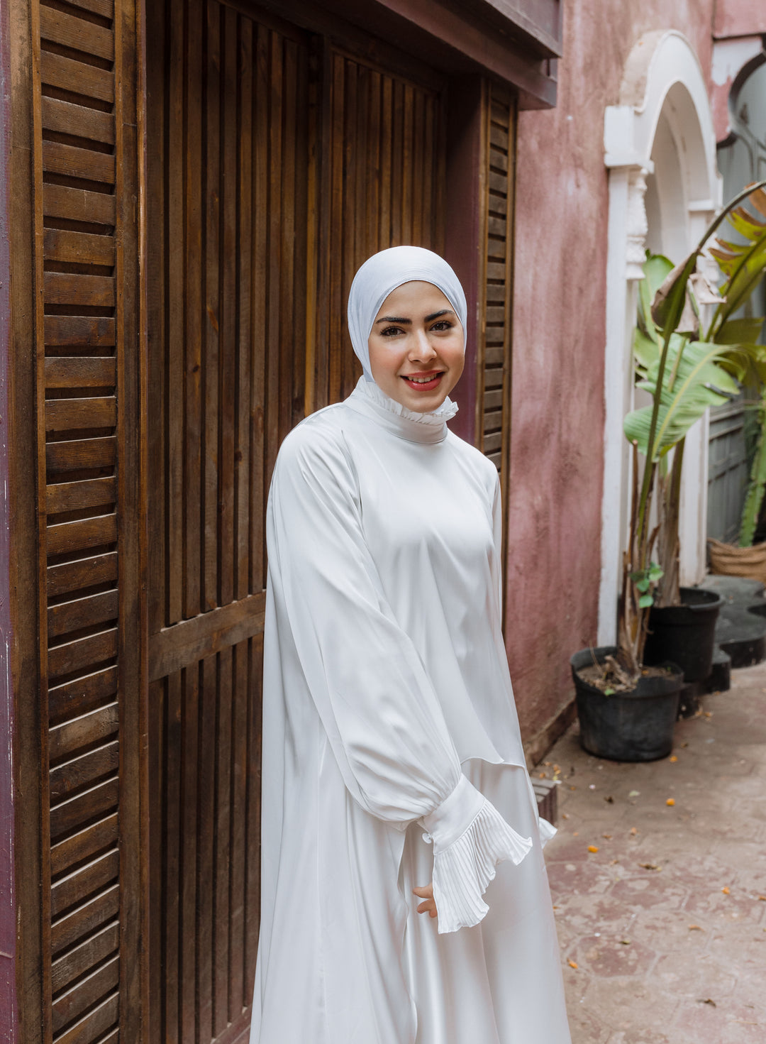 Sophia Satin Blouse (OUTLET)