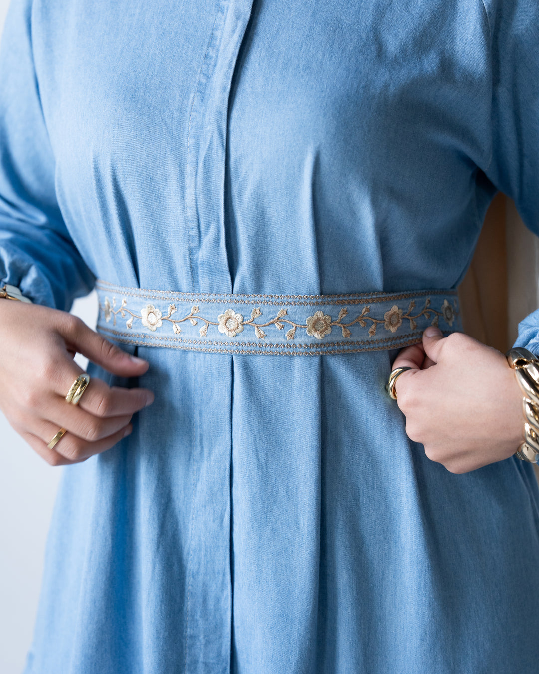 Elara Denim Dress