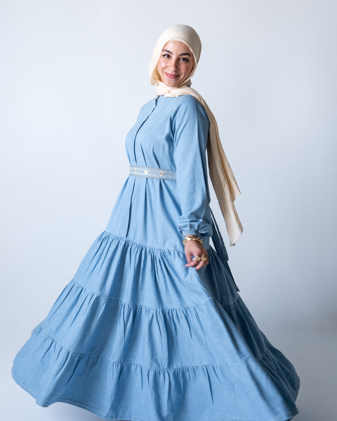 Elara Denim Dress