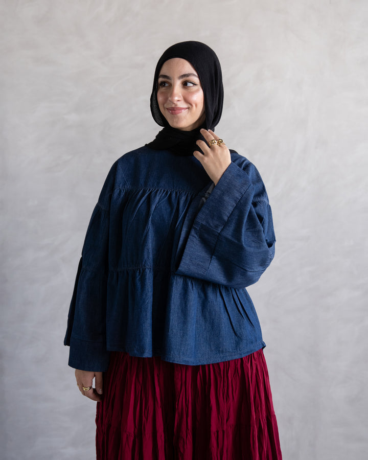 Layers Denim Top