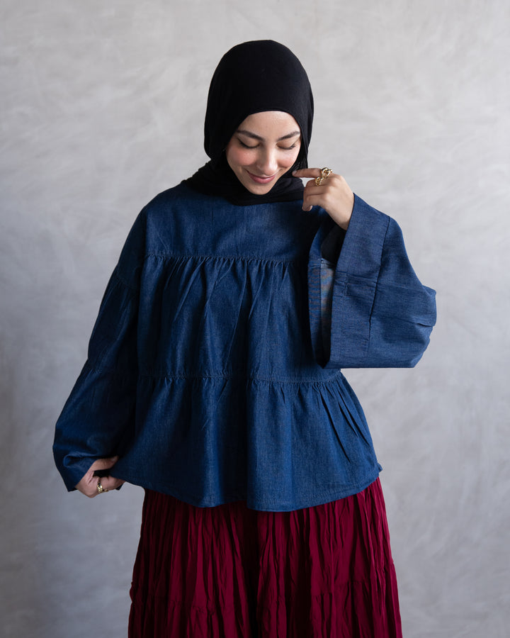 Layers Denim Top