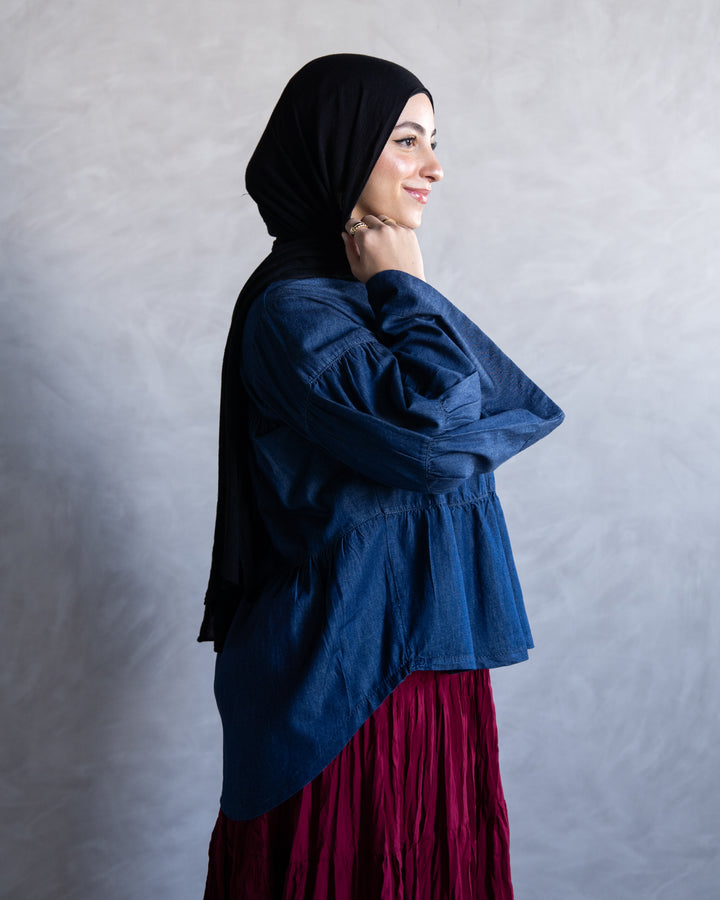 Layers Denim Top