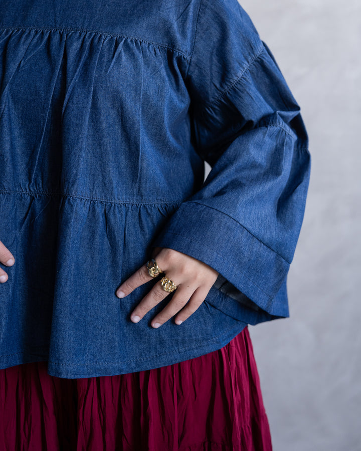 Layers Denim Top