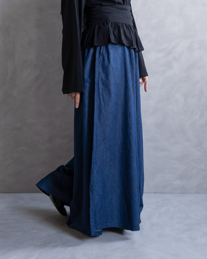 Flow Denim Wide Leg Pants