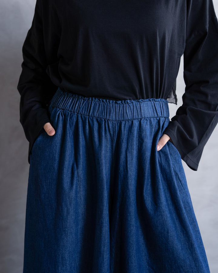 Flow Denim Wide Leg Pants