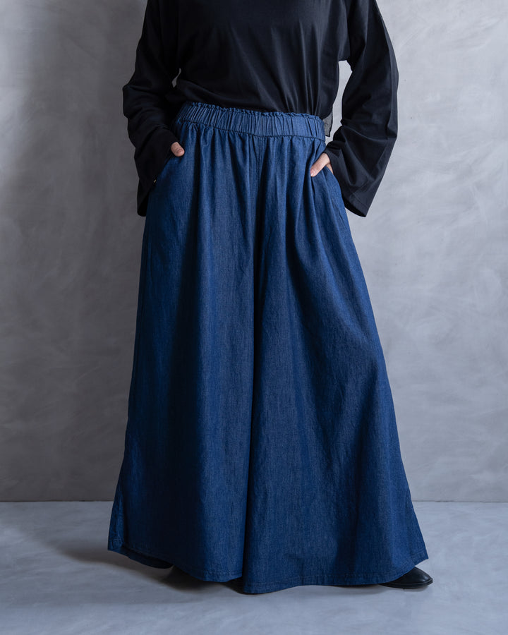 Flow Denim Wide Leg Pants