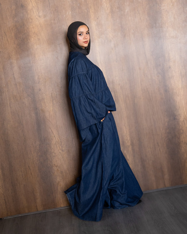 Flow Denim Wide Leg Pants