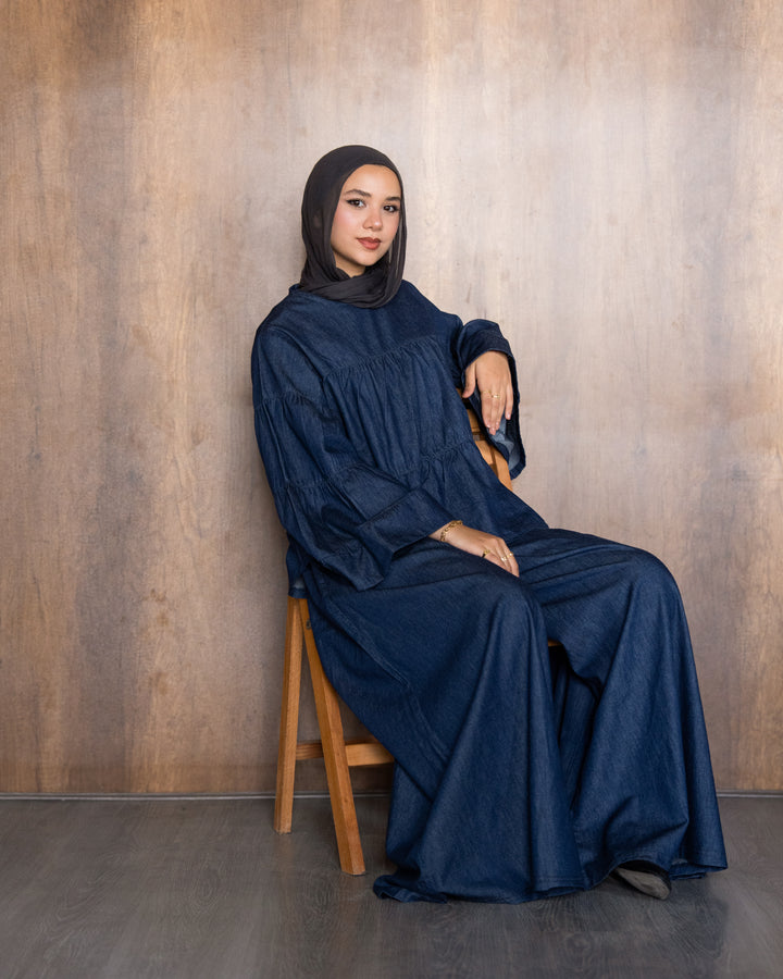 Flow Denim Wide Leg Pants