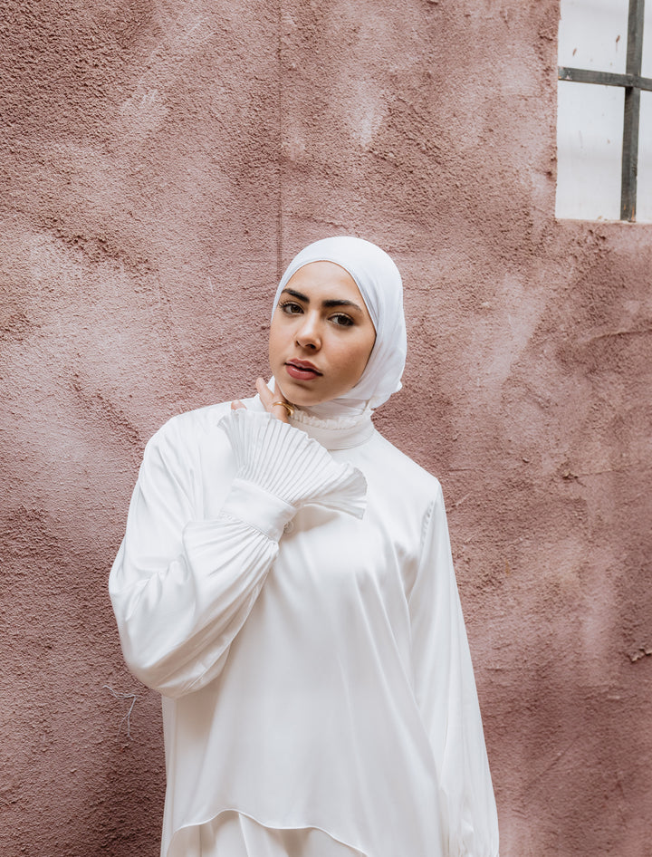 Sophia Satin Blouse (OUTLET)