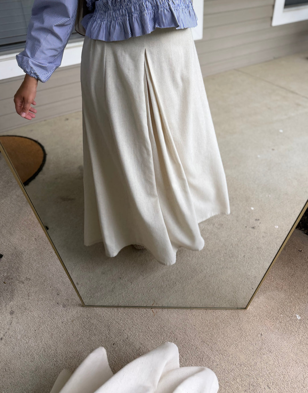 Petal Linen Skirt