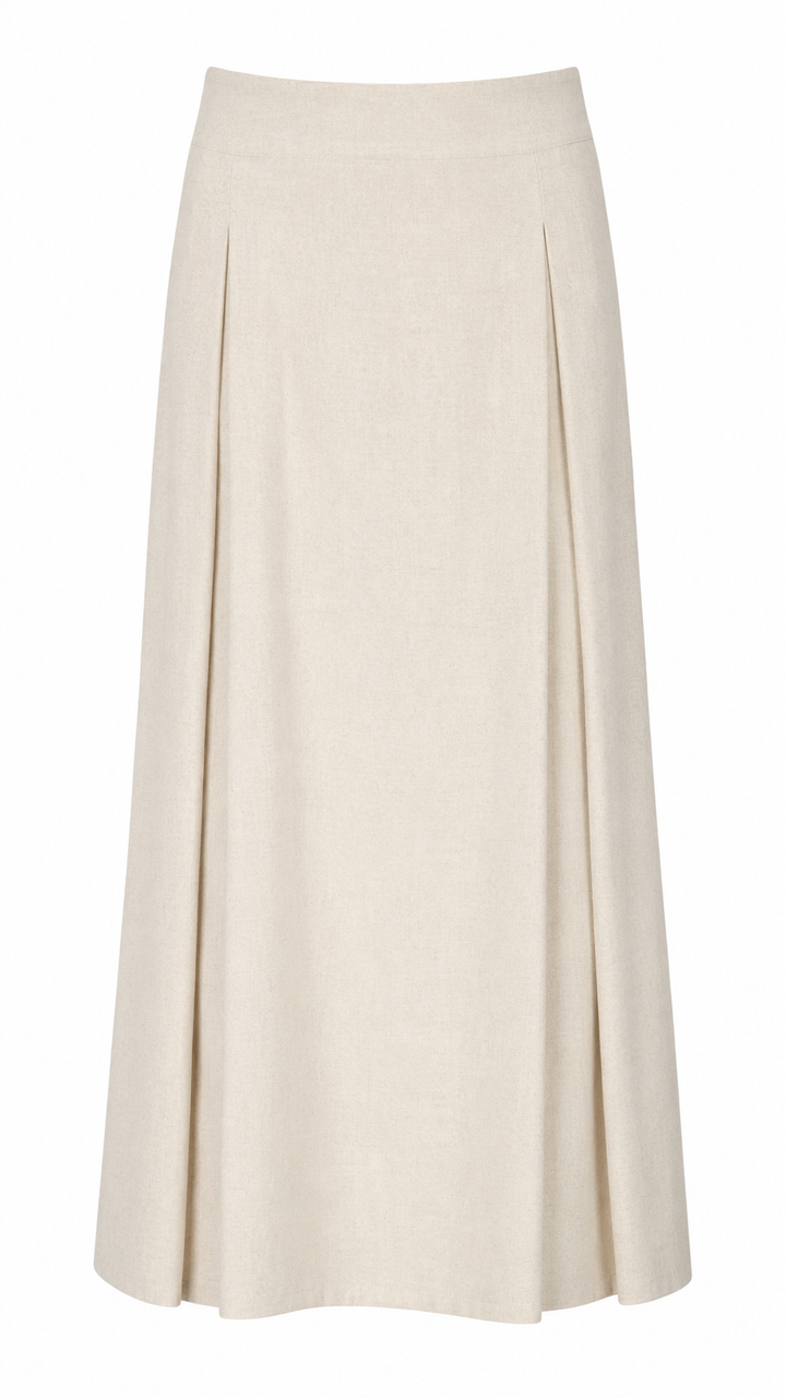 Petal Linen Skirt