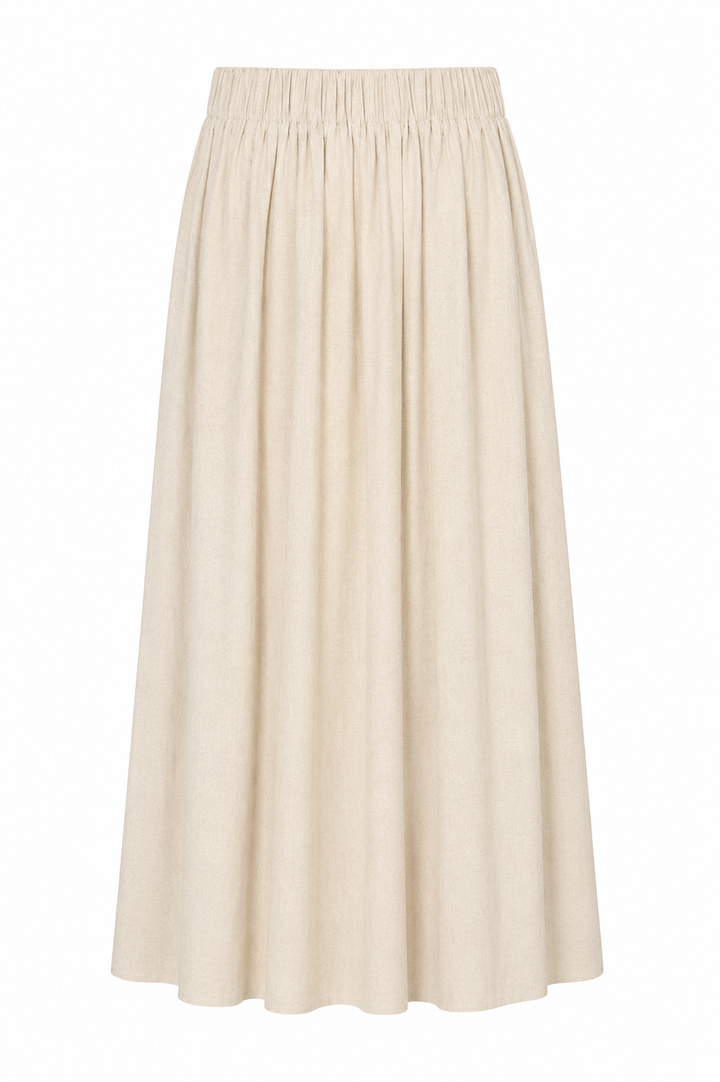 Petal Linen Skirt